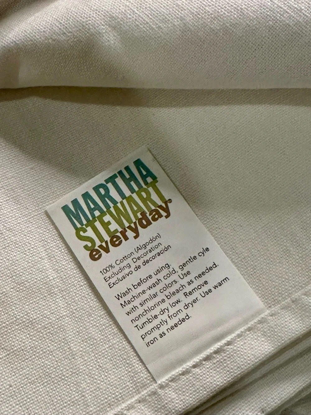 Martha Stewart 5 Days of the Week Embroidered Cotton Kitchen Towels Multi Color